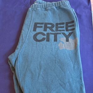 Free City Blue Sweatpants